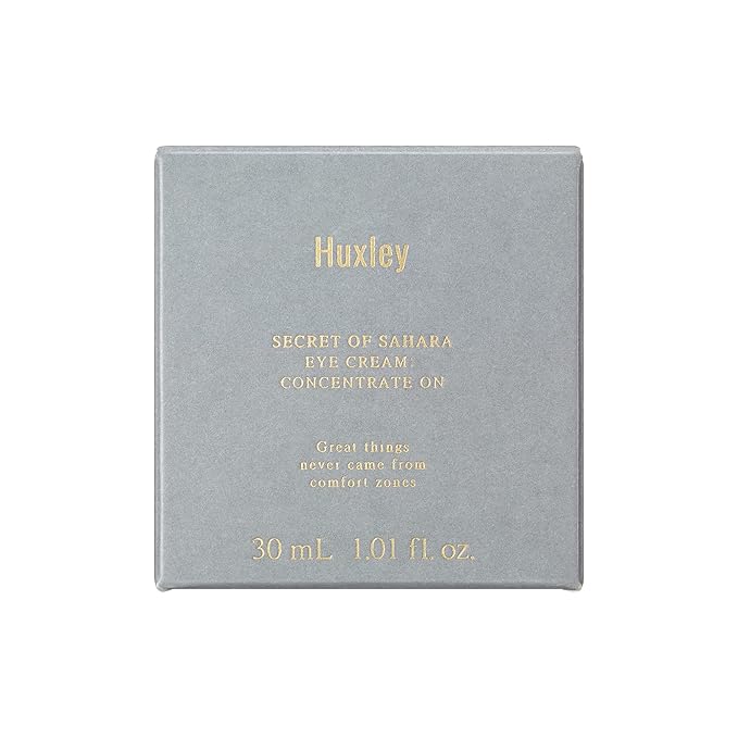 Huxley Eye Cream; Concentrate On, Hydrating Under Eye Cream for Dry Skin, Korean Eye Cream 30ml/ 1.0 fl. oz.