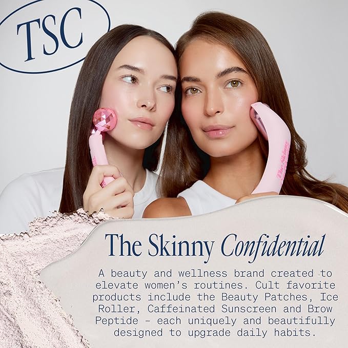 The Skinny Confidential Brow Peptide Eyebrow & Eyelash Styling Serum – Refine Your Brows with All Day Hold - Lightweight & Non-Greasy Brow & Lash Styling Serum