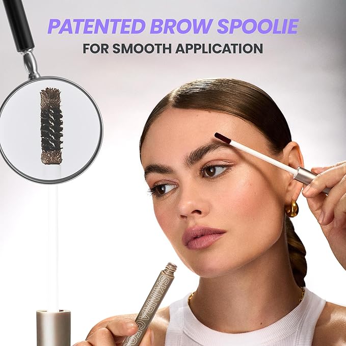 Wonderskin Brow/Do Eyebrow Gel Topper - Skinrageous All-Day Eyebrow Tint Mascara, Long-Lasting, Waterproof & Transfer-Proof Tinted Brow Gel Topper (Blonde)