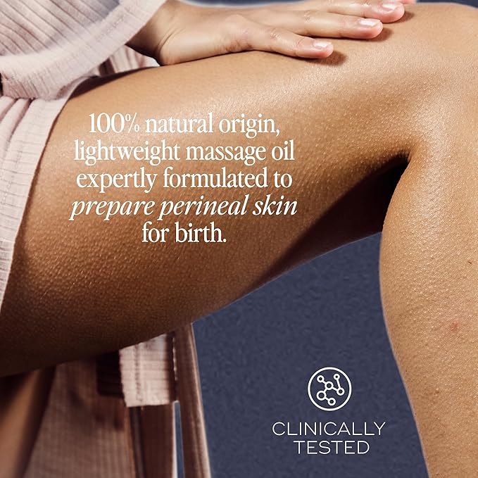 Luna Daily Birth Prep Massage Oil for Pregnancy | Perineal Skin Prep with Jojoba, Vitamin E & Rosehip | Hydrating, Firming & Moisturizing | Gentle Massage for Birth Recovery & Stretch Support, 30ml