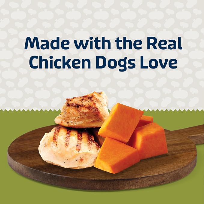 Blue Buffalo Bits Plus Chicken Dog Treats, 9.5 oz | Digestion Support, Real Pumpkin & Prebiotic Fiber, Vitamin A, E & Zinc for Immune Support
