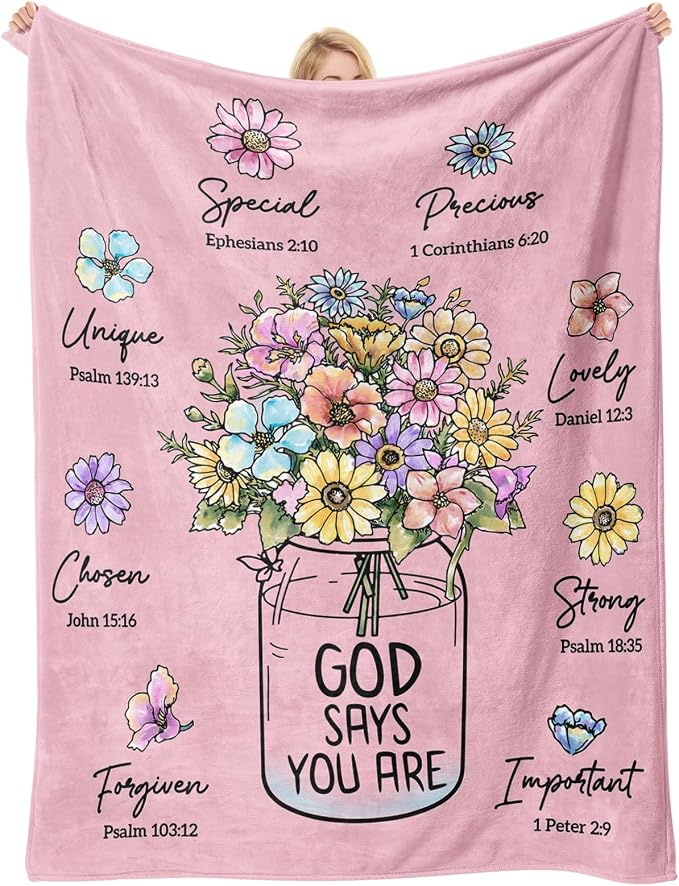 Christian Religious Gifts for Women, Pink Birthday Gifts for Women