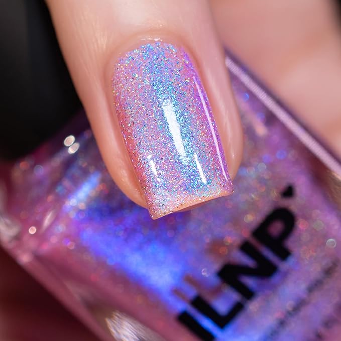 ILNP Flower Child - Soft Pink Shimmer Nail Polish, Chip Resistant Manicure, Non-Toxic, Vegan, Cruelty Free, 12ml