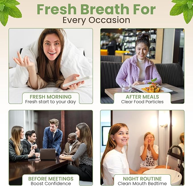 Nature's Brands - Herbal Choice Mari Organic Mouth Wash, 8 Oz, Peppermint Flavor - Tea Tree, Thyme & Fennel Oils for Fresh Breath & Healthy Gums - 1:10 Concentrated Mouthwash in BPA-Free Bottle