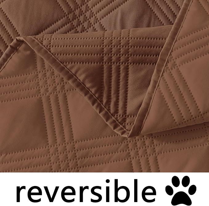 Waterproof Reversible Dog Blanket, Soft Couch Cover for Dogs Washable | Dual-Sided Waterproof Pet Bed Blanket, Resist Stains Spills & Pet Hair, Practical Furniture Protector For Pets, Size 30"x53"