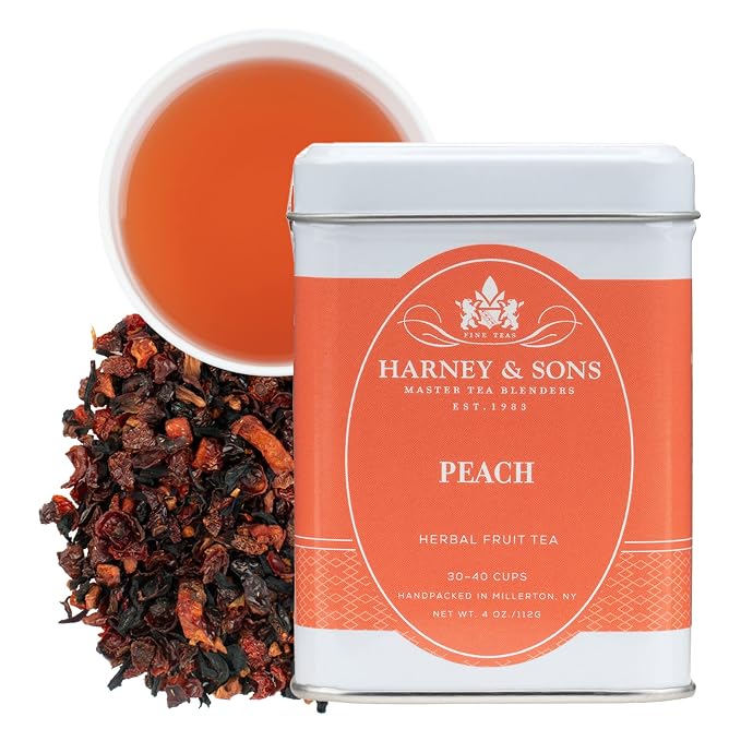 Harney & Sons Peach Fruit Tea | 4 ounce loose PeachFruit Tea