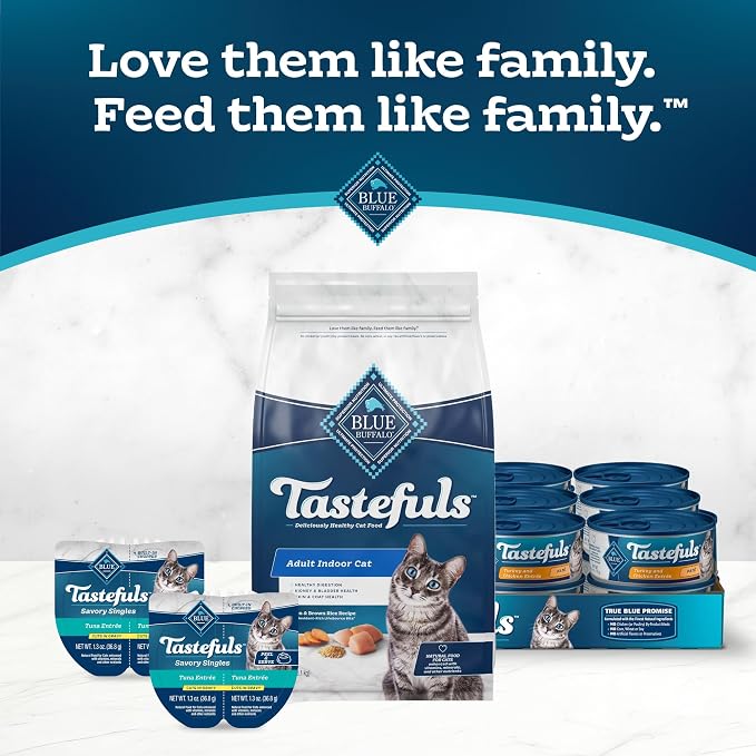 Blue Buffalo Tastefuls Chicken Weight Control Dry Cat Food, 3 lb | Real Chicken First, Adult Formula, No Chicken By-Product, Corn, Wheat, or Soy