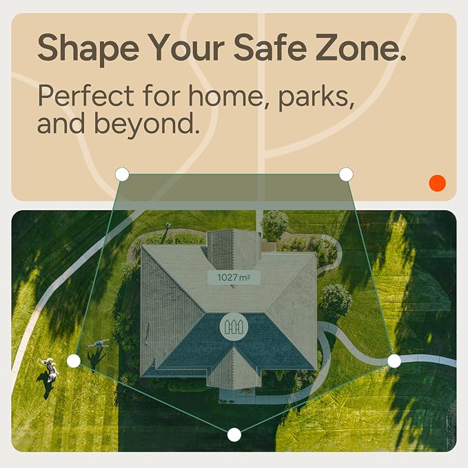 Molly&Cody Smart Dog & Cat GPS Tracker, 4 Smart Modes Real-Time Pet Tracker with Custom Virtual Fence IP67 Waterproof Location History & 365-Day Health Data Monitoring, Subscription Required