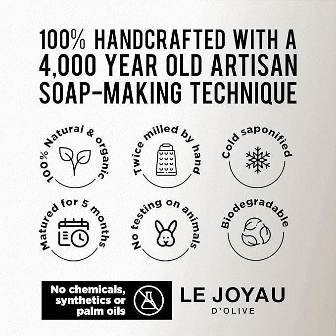 LJO Soap No Artificial Fragrances Only Essential Oils | Made with 4 All-Natural Ingredients | No Titanium Dioxide | Designer Soap for Women | All-Skin Types | 100% Biodegradable Gift Set