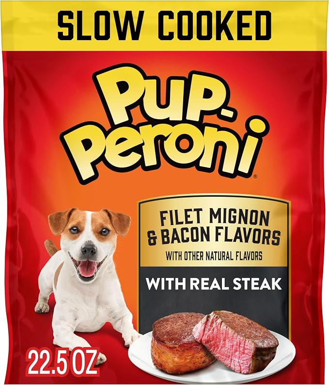 Pup-Peroni Filet Mignon & Bacon Flavor Dog Treats, 22.5 Oz. Bag