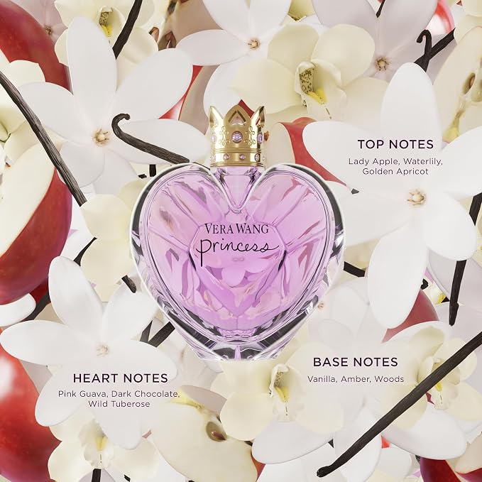 Vera Wang Princess by Vera Wang, Eau De Toilette Perfume for Women, 3.4 Fl Ounce