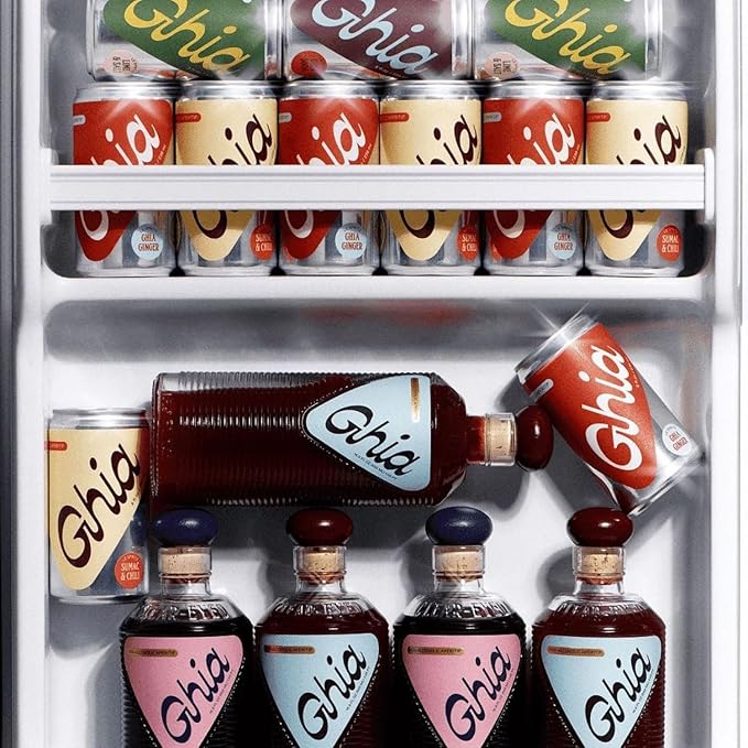 Ghia Non-Alcoholic Le Spritz | Lime + Salt & Ghia Soda Combo 8-Pack | Canned Mocktail & Cocktail Mixer, Zero Proof Sparkling Apéritif with Soothing Herbal Extracts | No Sugar, Caffeine-Free
