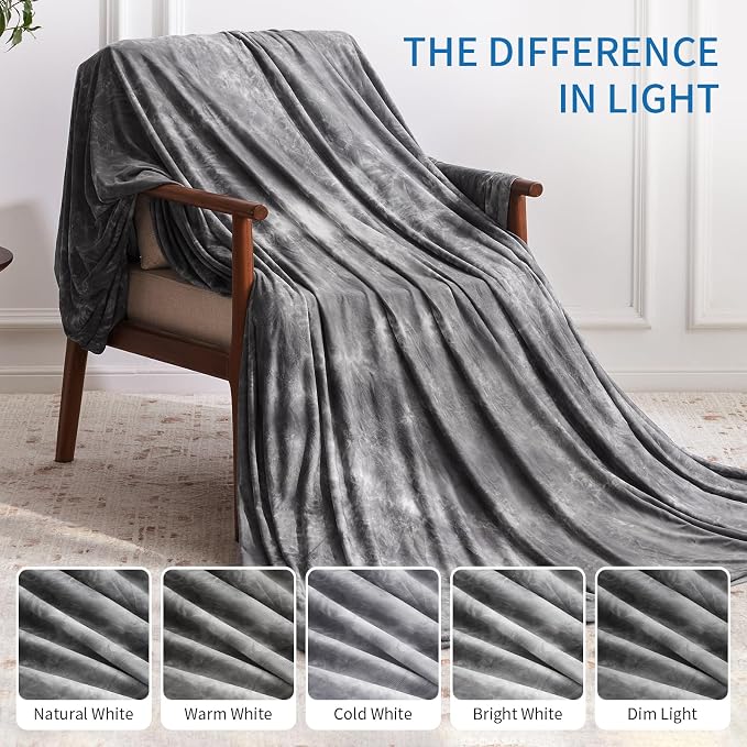 Guohaoi Cooling Blanket for Hot Sleepers and Night Sweats 90"x108" King | Arc-Chill Q-Max >0.5 Cool Fiber,100% Oeko-Tex Certified Lightweight Summer Blanket for Travel/Outdoor Ultra Cold Breathable