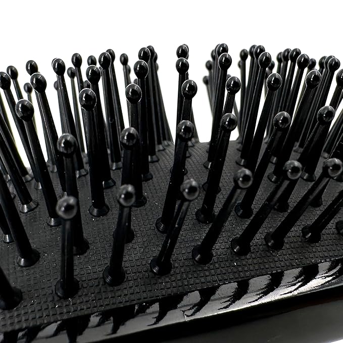 Phillips Brush Luxe Square Paddle Petite Sized Hair Brush, Sleek Black Color with Gold Accents – 7 inch Detangler Paddle Brush from the Luxe Series by Phillips Brush