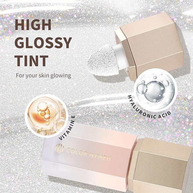 Color Nymph Liquid Highlighters Gel Cream Highlighter Makeup Glow Lotion Chameleon Chrome Shimmer Beauty Make Up Highlighter For Face Eye Body - 01# Rose Gold