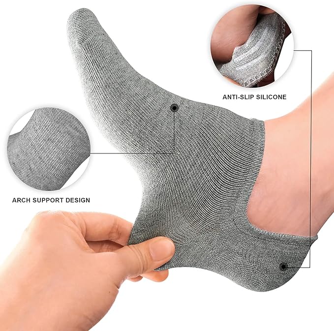 wernies No Show Socks Women Low Socks Non Slip Flat Boat Line 4/8 Pairs