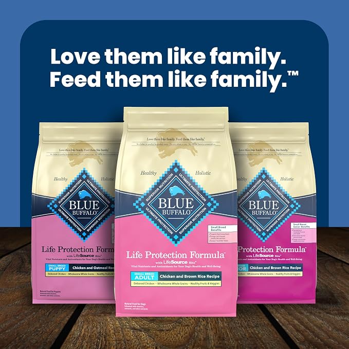 Blue Buffalo Life Protection Formula Chicken Small Breed Dry Dog Food, 5 lb | Real Chicken #1 Ingredient, Antioxidant-Rich LifeSource Bits, Supports Higher Energy Needs, Formulated for Small Breed Dogs