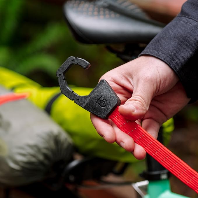 Gear AID Holdfast Bungee Strap, Organize Your Garage and Gear for Biking, Camping, Hunting, Exercise, Paddling and More, Orange Reflective