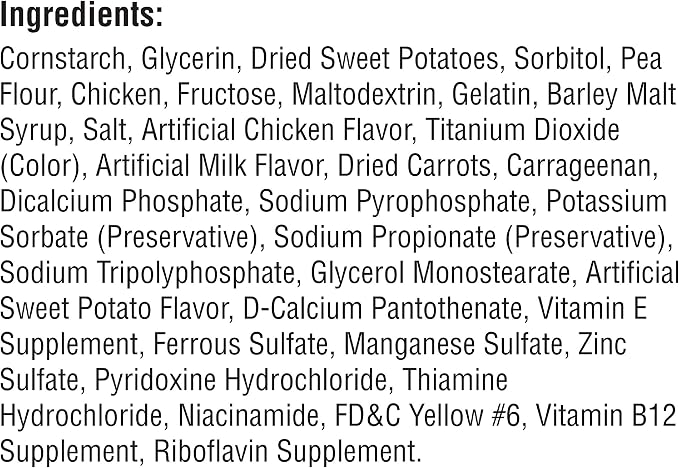 SmartBones Mini Bones Rawhide-Free Dog Treat, Real Sweet Potato, 32 Count | With Real Sweet Potatoes & Chicken, Easy To Digest Chew, Vitamin & Mineral Enriched, Supports Dental Health, For Small Dogs