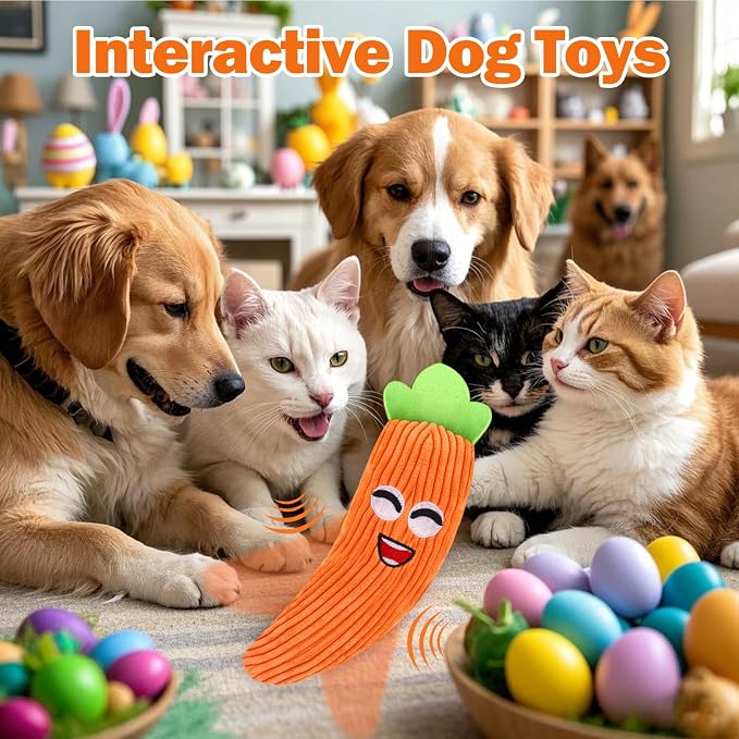 Mity rain Interactive Dog Toys Easter for Small Medium Large Dogs