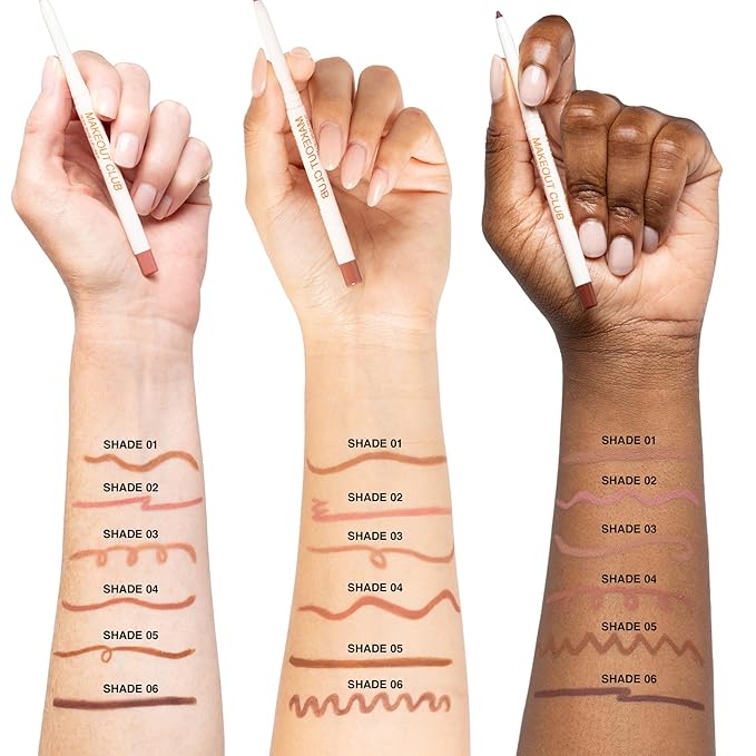 Freck Beauty MAKEOUT CLUB Lip Liner – Creamy Precision Formula, Long-Wearing, Smooth Application, Naturally Defined Finish, Designed to Pair with Soft Blur Lipstick | SHADE 04 (Rosey Cinnamon)
