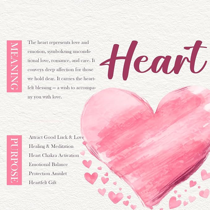 TUMBEELLUWA 10 PCS Pink Heart Shaped Lava Rocks for Essential Oils | 1 Inches Porous Oil Diffuser Stone, Aroma Diffuser for Home Office, Carved Heart Stone for Romantic Wedding Favor & Decor