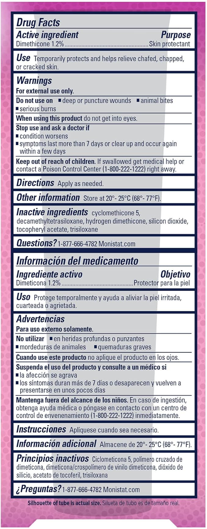 Monistat Chafing Relief Powder Gel, Long-Lasting Anti-Chafing Protection for Bikini Area, Thighs and Bra Lines, 1.5 Oz, Pack of 4
