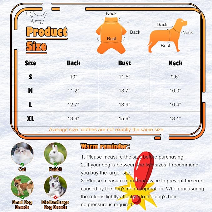 6 Pack Halloween Dog Clothes for Small Dogs, Soft and Breathable Puppy Kitten Dog Shirts for Pet Cats, Dogs' T-Shirts Apparel Sleeveless Vests for Yorkies (Happy Halloween, Medium)