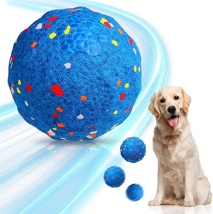 Interactive Dog Ball for Small & Medium Dogs, Automatic Moving Dog Ball with Rolling & Bouncing Modes, USB-C Rechargeable Interactive Dog Toy, Durable Lightweight ETPU Shell, Motion Activated Pet Ball