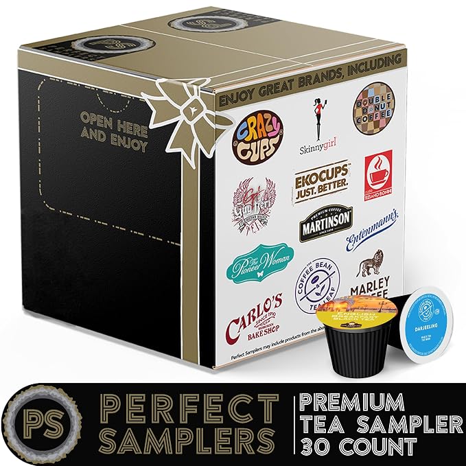 Keurig K-Cup Variety Pack - Assorted Green, Black, White & Herbal Tea Pods, 30 Count