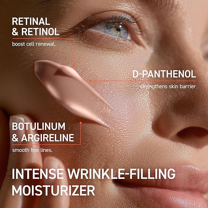 Collagen Neck Cream with Retinol & Multi Peptides, Firming & Tightening Moisturizer for Fine Lines, Décolleté, Sagging Skin, Korean Skincare, 1.69 fl oz (50 ml)