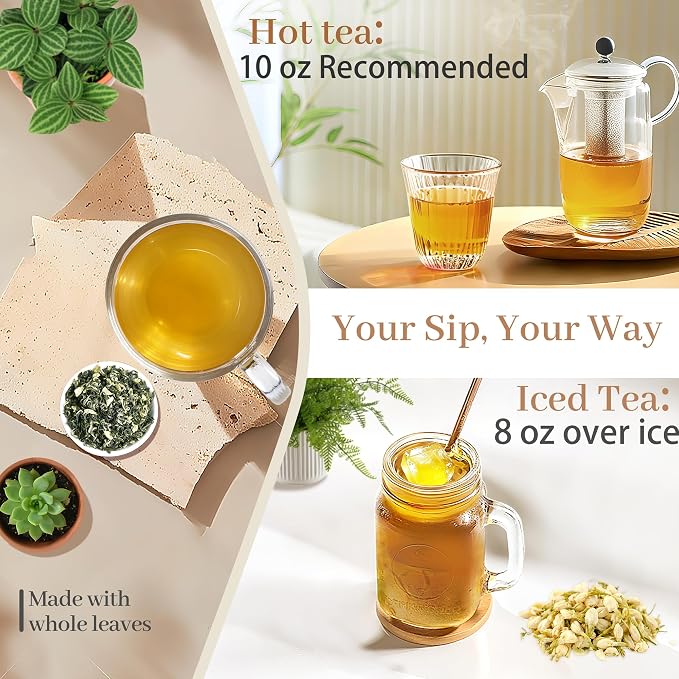 Johou Jasmine Green Tea Pods for Keurig K-Cup brewers, 24 pods