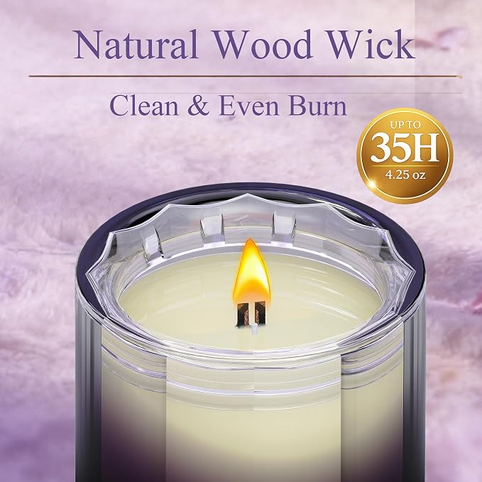 Smart Scented Candles,Perfume-Grade Scented Candle for Women, 4.25oz Natural Soy Wax, Candles for Home Scented, Birthday Gifts, Valentine’s Day Candle for Her(Heartbeat Rhythm)