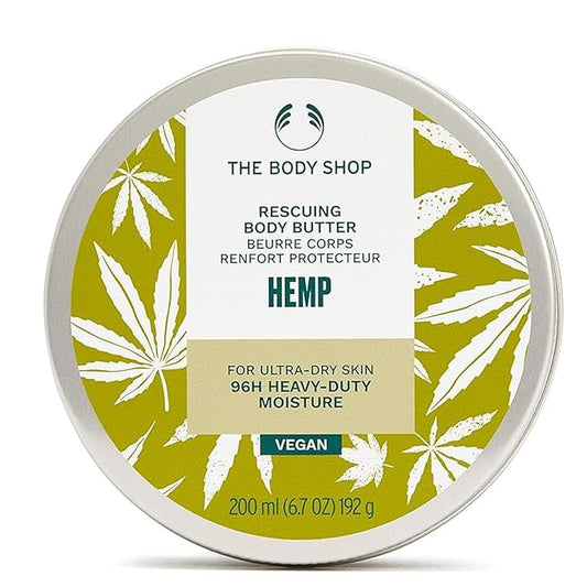 The Body Shop Hemp Body Moisturizer – Nourishing & Moisturizing Skincare for Ultra Dry Skin – Vegan – 6.7 oz