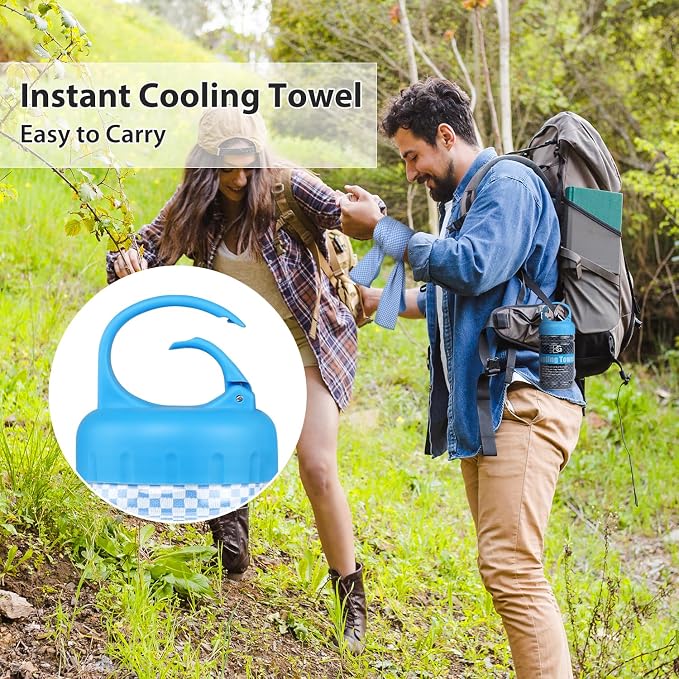 BOGI Cooling Towels for Neck and Face, Soft Breathable Cool Towel for Instant Cooling Stay Cool for Yoga, Sport, Gym, Camping, Running & More Activities