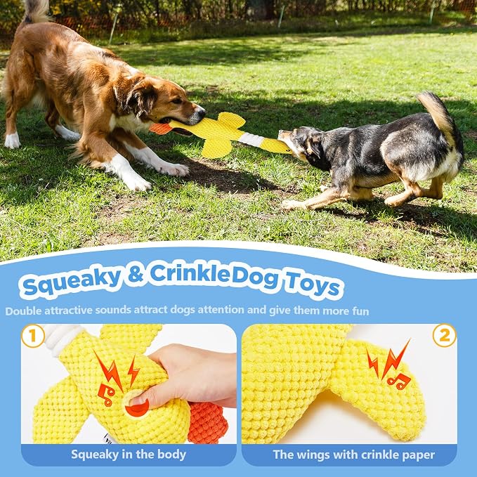 Vitscan Durable Dog Toys for Small Medium Large Dogs Aggressive Chewers