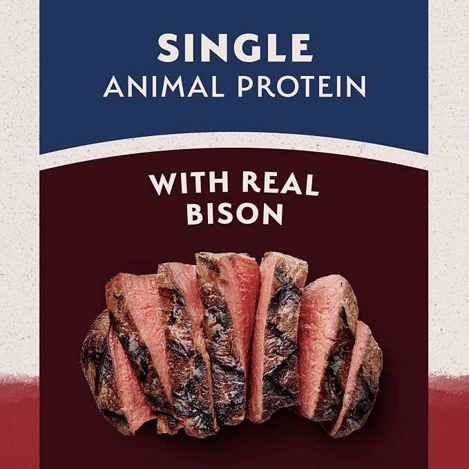 Natural Balance Limited Ingredient Adult Dry Dog Food - Balanced Nutrition for Adult Dogs - Grain-Free, Soy-Free Recipe - Limited Ingredient Formula - 4 lb - Reserve Sweet Potato & Bison Recipe