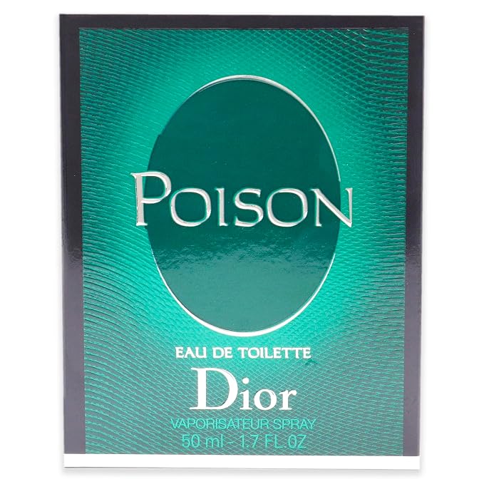 Poison By Christian Dior For Women. Eau De Toilette Spray Black 1.7 Fl Oz