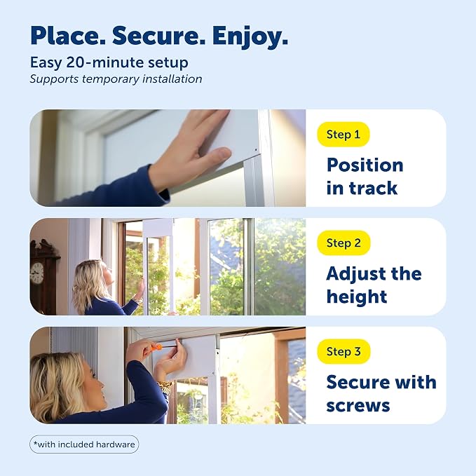 PetSafe Sliding Glass Pet Door, Aluminum Frame, Pets Up to 100 lb, Large