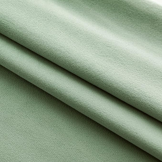 NiNi ALL SageGreen Velvet Throw Pillow Covers 18x18 Pack of 2 Decorative | Couch Soft Solid Boho Cushion Squar Pillow Cases for Chair Sofa Bedroom Farmhouse Living room Modern Luxury Home Christmas