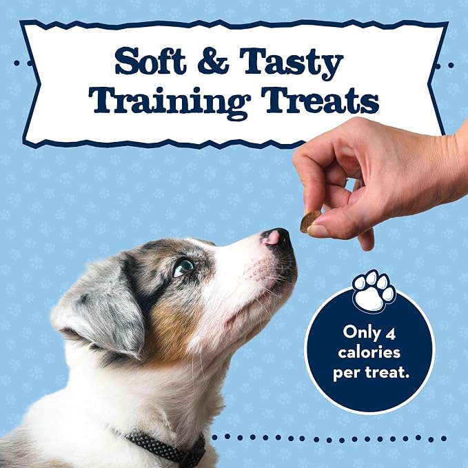 Blue Buffalo Baby BLUE Savory Chicken Puppy Training Treats, 4 oz | Tender Bite-Sized Morsels, Real Chicken #1 Ingredient, with DHA for Cognitive Development