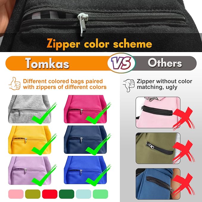 Tomkas Small Dog Cat Sling Carrier Puppy Purse Travel Wrap Soft Crossbody Pet Bag (Grey, M - Zip Pocket & Classic Strap)
