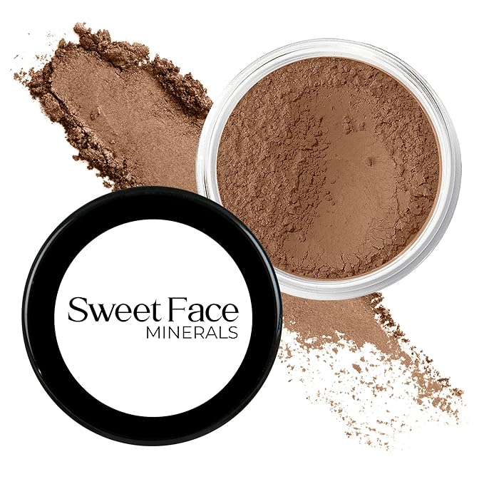 COCOA FOUNDATION (30g Full Size Sifter Jar) – Matte Mineral Makeup – Buildable Natural Coverage Loose Powder Foundation – Sweet Face Minerals, SPF 30