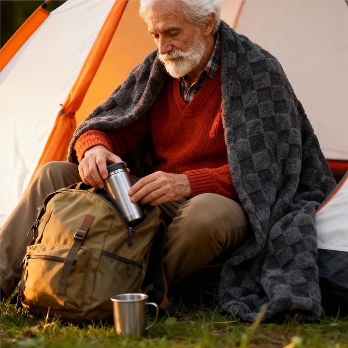 Bedsure GentleSoft Twin XL Blanket for Bed - Super Soft Cozy Fleece Blankets for Kids, Cute Throws for Girls, Dorm Room Essentials for Girls Teens Back to School, Dark Grey, 66x90 Inches