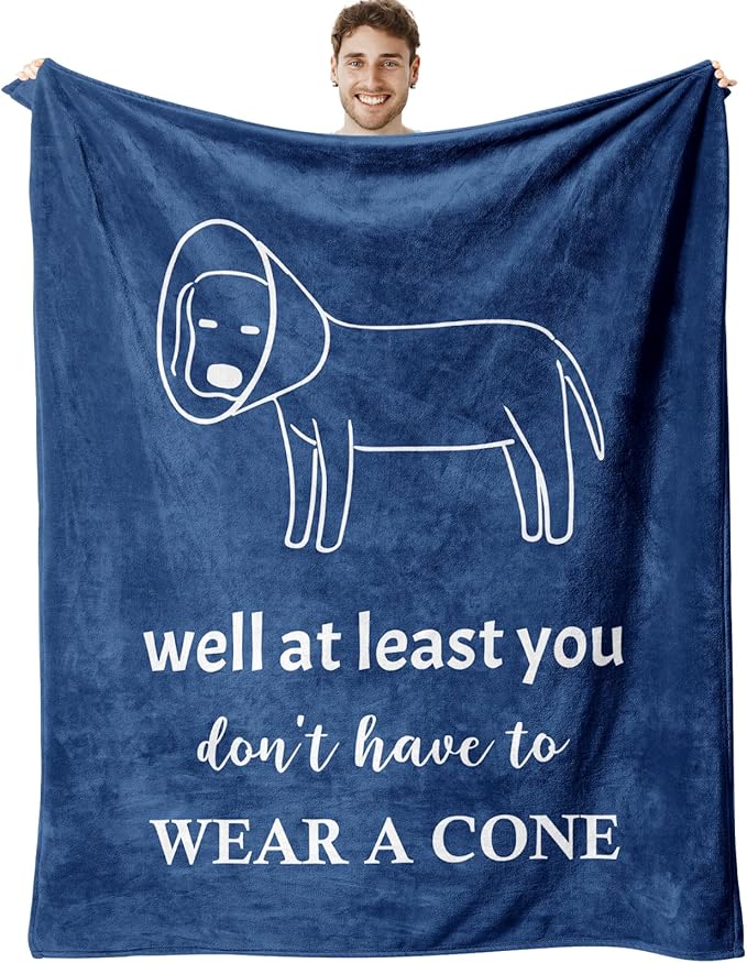 Get Well Gifts for Men, Get Well Gifts After Surgery, Gift for Recovery After Surgery, GetWellSoon/Feel Better Gift for Men/Teenage Boys Throw Blanket 60" x 50"