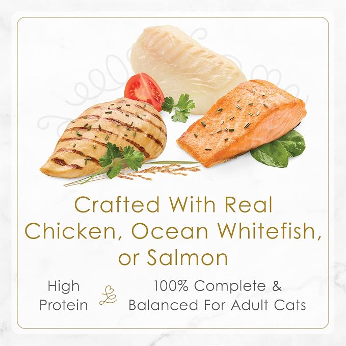 Fancy Feast Purina Gourmet Wet Cat Food Variety Package,Petites Gravy Collection,Break-Apart tubs,96 Servings - 2.8 oz. Tubs,(Pack of 48)