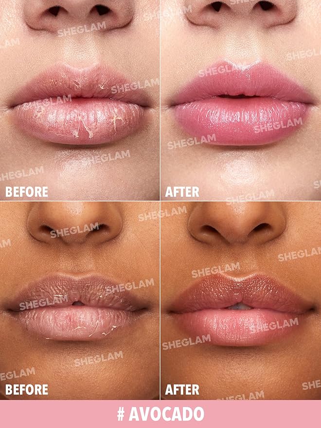 SHEGLAM Pout PHresh Color Changing Moisturizing Lipstick Tinted Lip Balm Magic Temperature Color Change Lipstick-Avocado