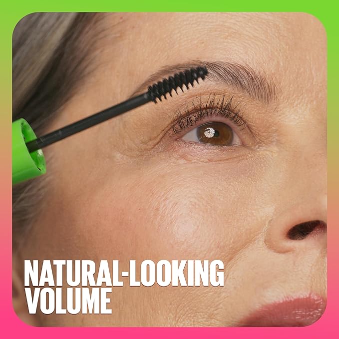 Maybelline Makeup Great Lash BIG Washable Mascara, Very Black Volumizing Mascara, 0.34 fl oz