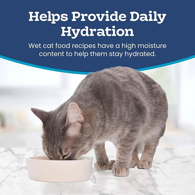 Blue Buffalo Tastefuls Variety Pack Wet Cat Food, 3 oz, 24 ct | Tuna, Chicken & Fish and Shrimp Entrées in Gravy (8 of Each), No Corn, Wheat, or Soy