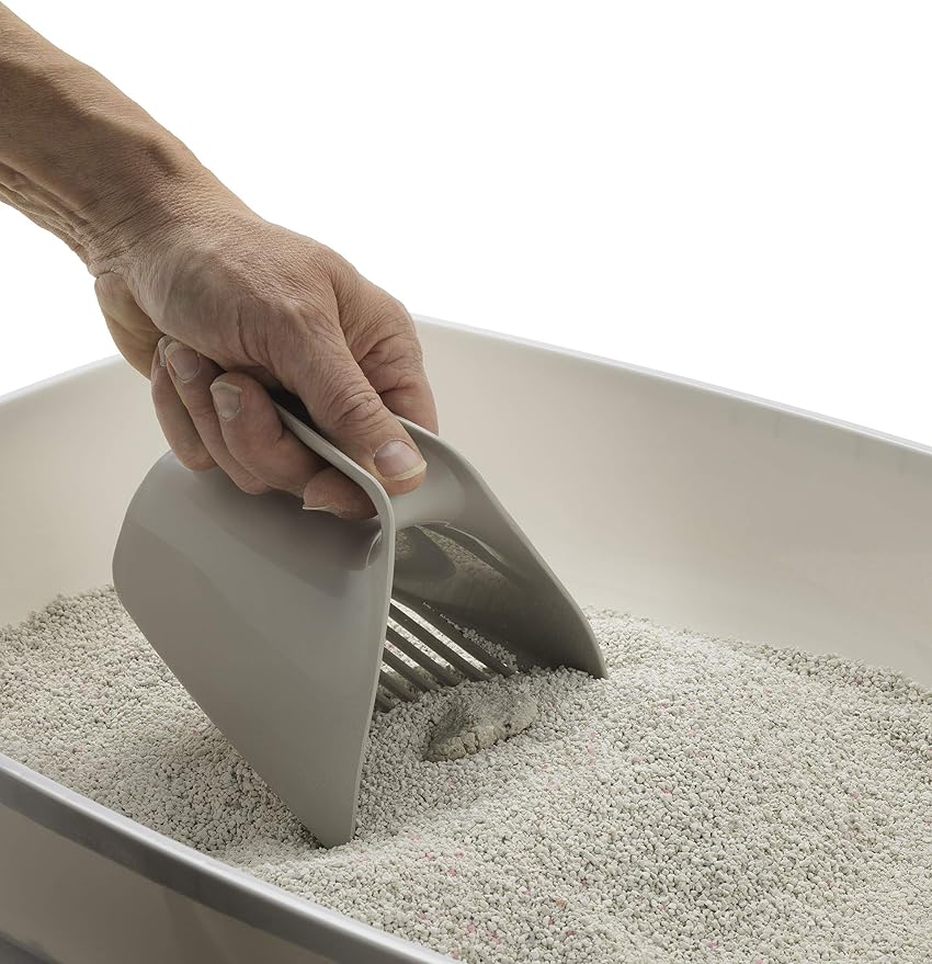 Moderna Jumbo Litter and Scoop, Grey, Plastic, 1 Count